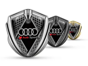 Audi Emblema Fender Badge Disegno Minimal Standard